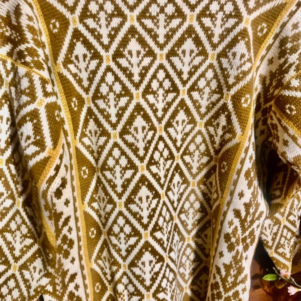 RARE Figgjo Pure 100% Wool Made in Norway Golden sweater SM perfect conditio - Picture 4 of 8